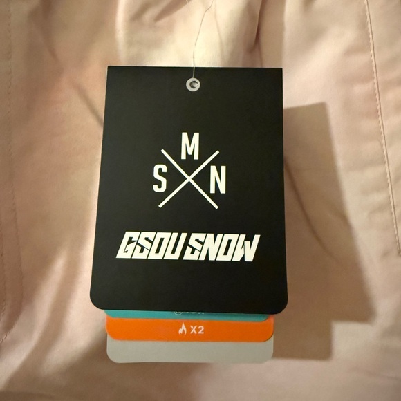 NWT GSOU SNOW Women's Pink Ski Snowboarding Snow Pants Size Large Waterproof - Picture 7 of 14